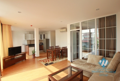 High quality and brand new apartment with 3 bedrooms for rent in Tay Ho area.